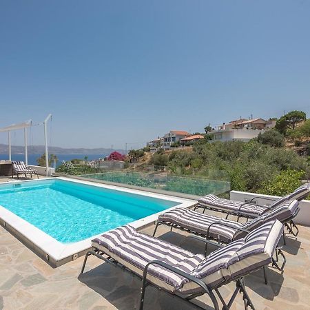 Villa Luna Private Heated Hydro Pool Bbq Beach 4Min Agia Marina Mikrolimanou Exterior photo