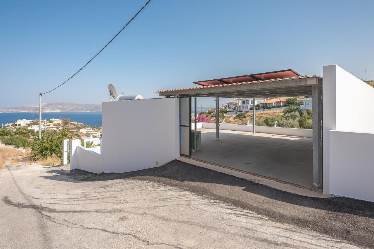 Villa Luna Private Heated Hydro Pool Bbq Beach 4Min Agia Marina Mikrolimanou Exterior photo