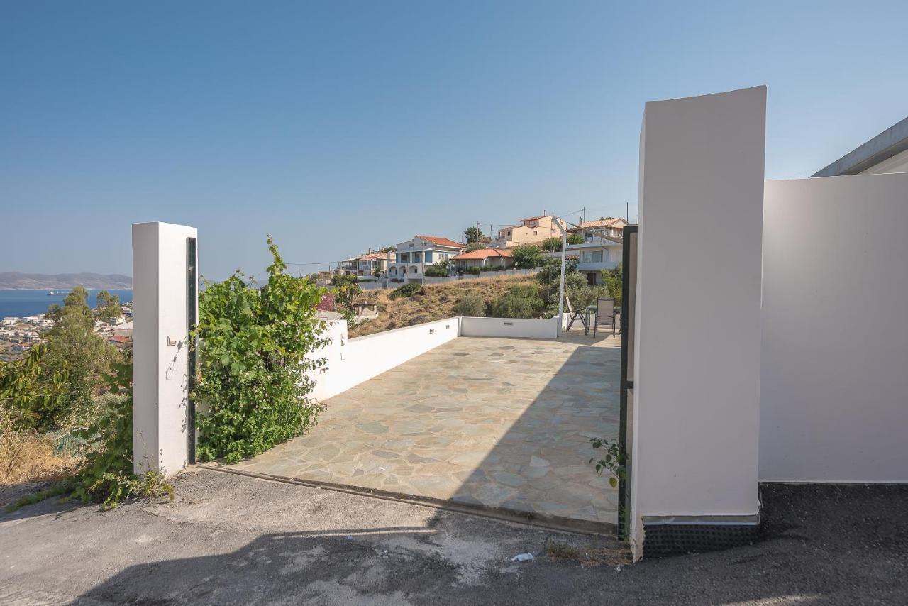 Villa Luna Private Heated Hydro Pool Bbq Beach 4Min Agia Marina Mikrolimanou Exterior photo