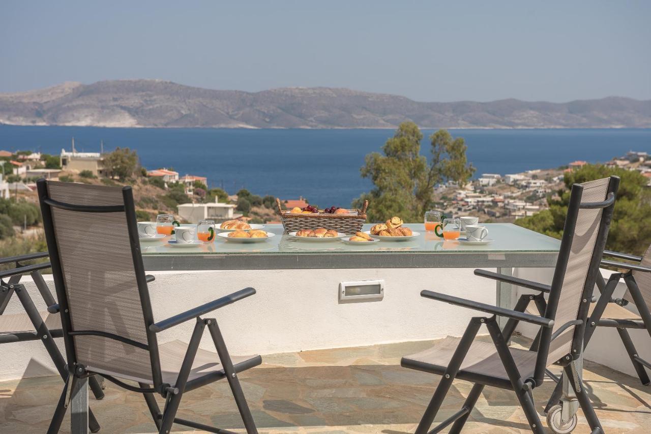 Villa Luna Private Heated Hydro Pool Bbq Beach 4Min Agia Marina Mikrolimanou Exterior photo